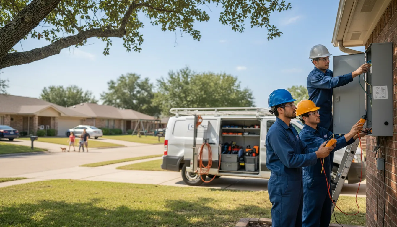 Certified electrician providing emergency electrical services in Ochelata, OK